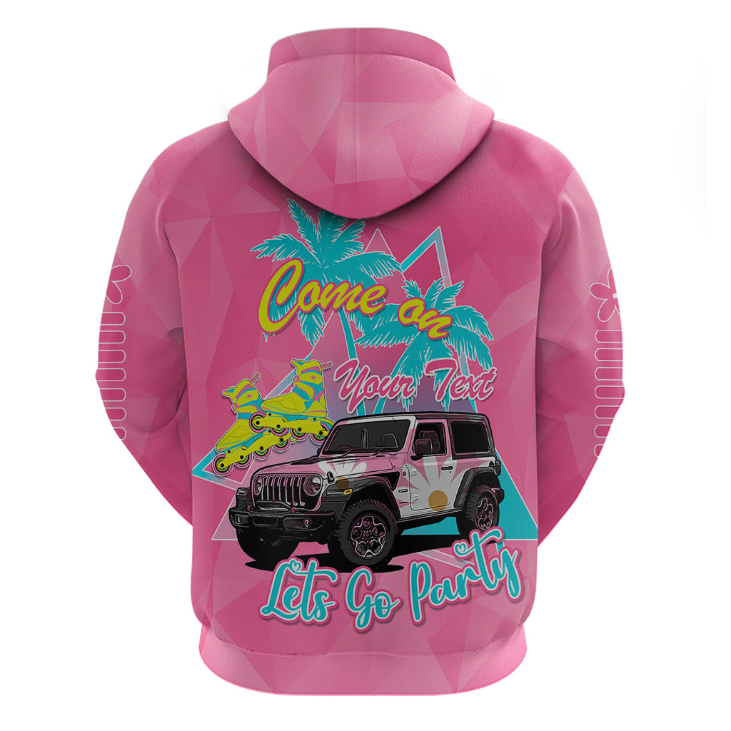 personalised-jeep-girl-hoodie-doll-pink-party