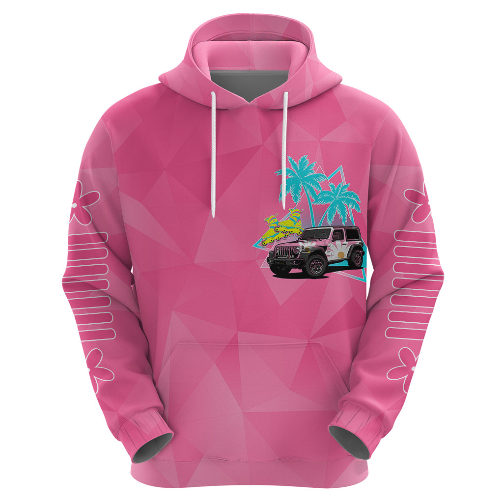 personalised-jeep-girl-hoodie-doll-pink-party