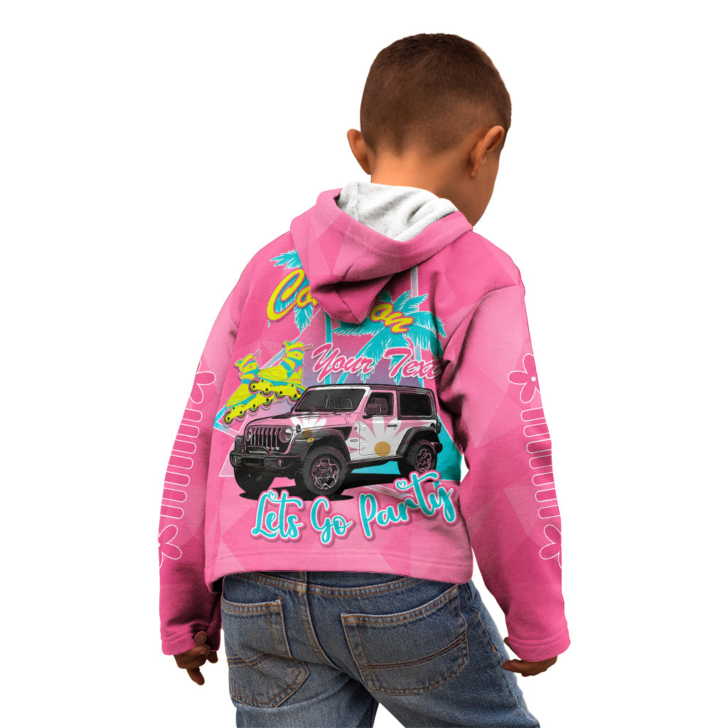 personalised-jeep-girl-kid-hoodie-doll-pink-party