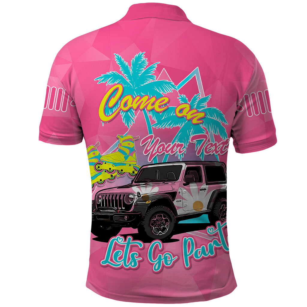 personalised-jeep-girl-polo-shirt-doll-pink-party