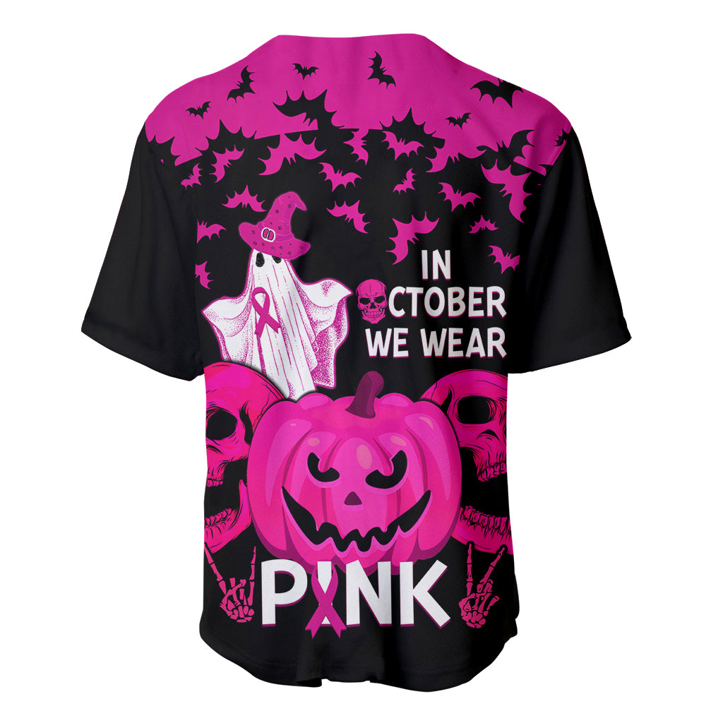 in-october-we-wear-pink-breast-cancer-baseball-jersey-halloween-skull-with-pumkin-black-version