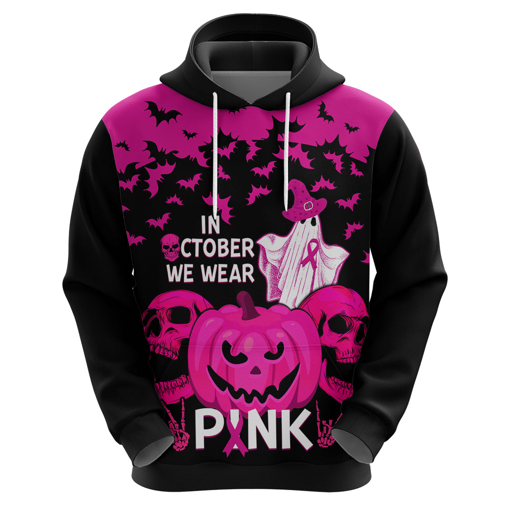 in-october-we-wear-pink-breast-cancer-hoodie-halloween-skull-with-pumkin-black-version