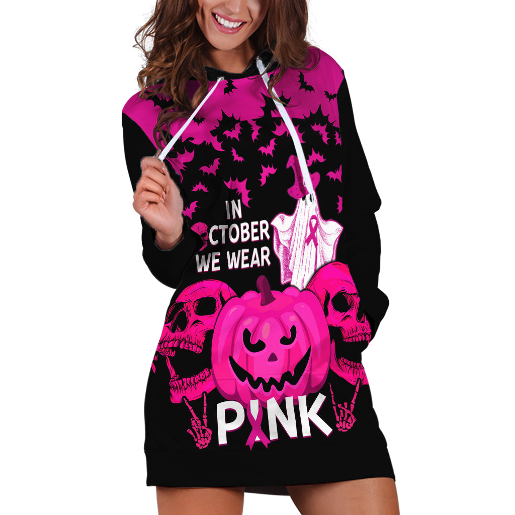 in-october-we-wear-pink-breast-cancer-hoodie-dress-halloween-skull-with-pumkin-black-version