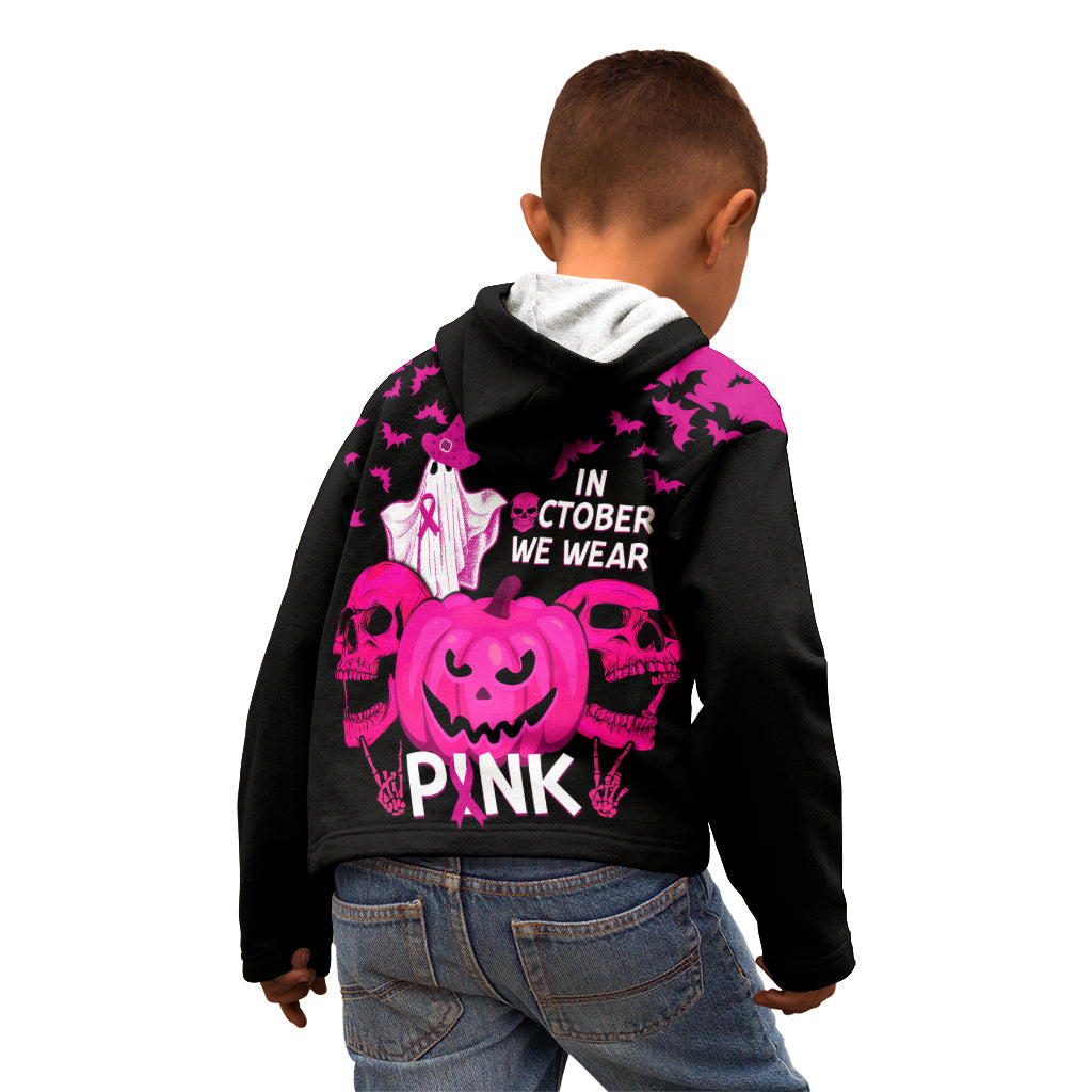 in-october-we-wear-pink-breast-cancer-kid-hoodie-halloween-skull-with-pumkin-black-version