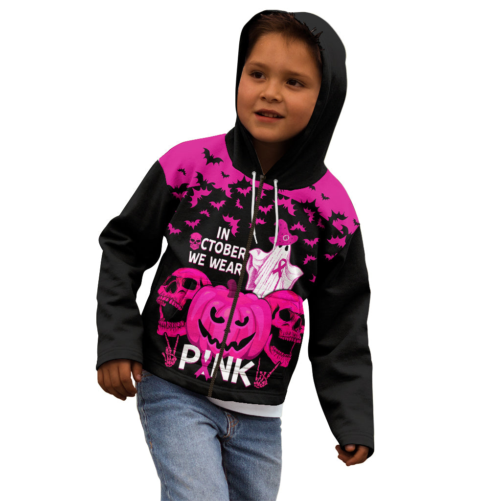 in-october-we-wear-pink-breast-cancer-kid-hoodie-halloween-skull-with-pumkin-black-version