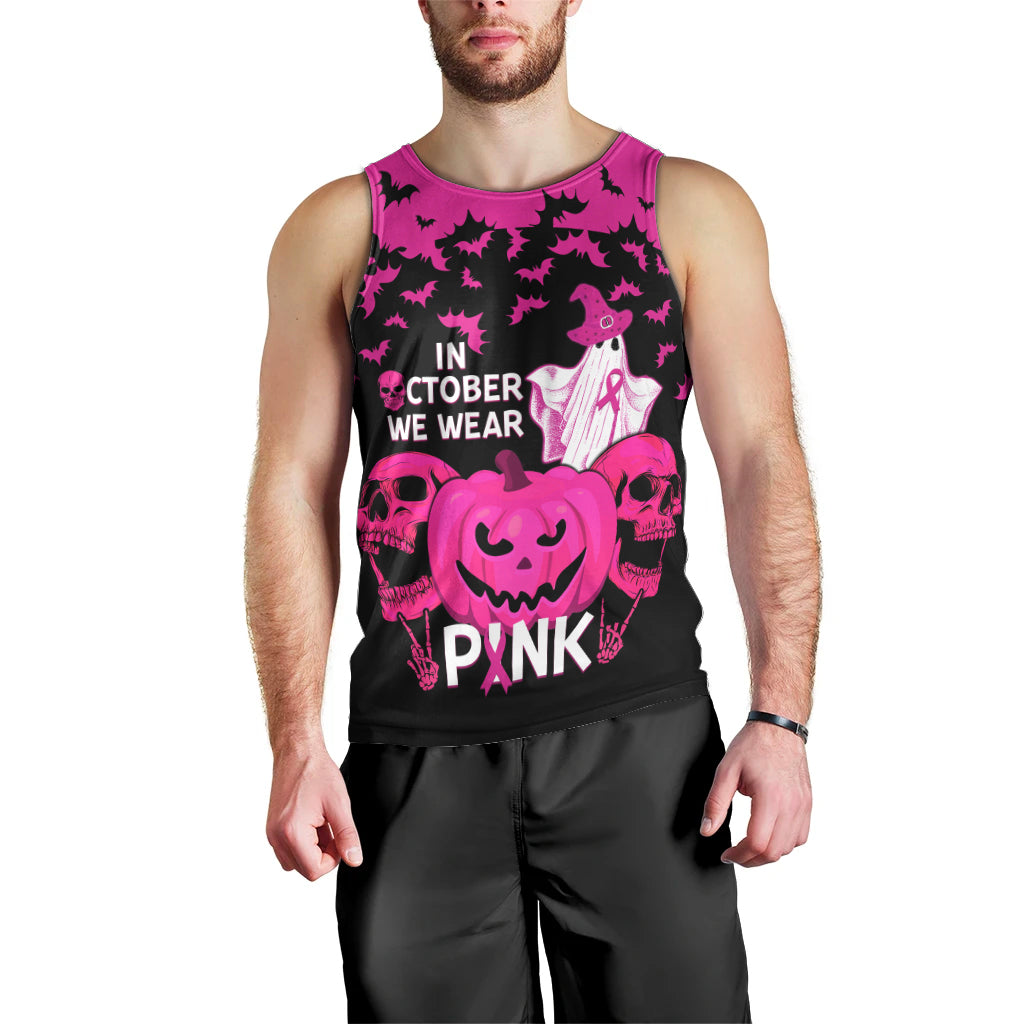 in-october-we-wear-pink-breast-cancer-men-tank-top-halloween-skull-with-pumkin-black-version