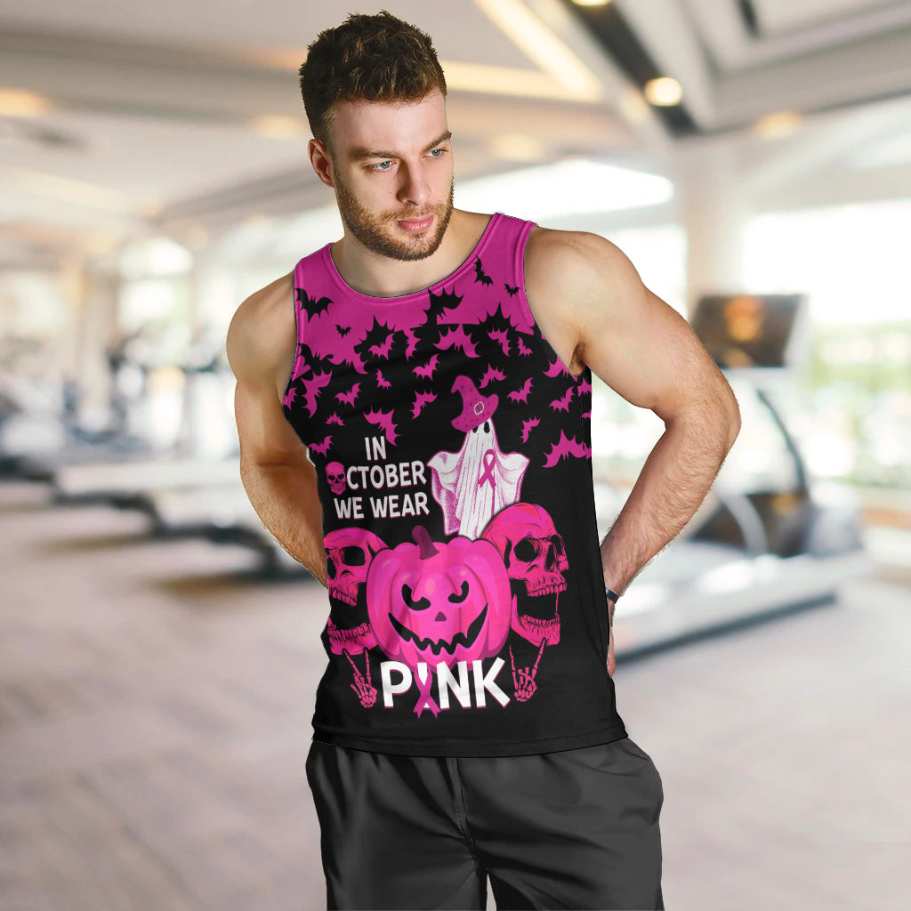 in-october-we-wear-pink-breast-cancer-men-tank-top-halloween-skull-with-pumkin-black-version