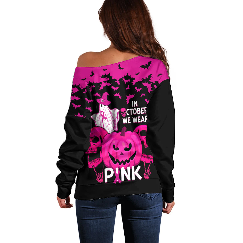 in-october-we-wear-pink-breast-cancer-off-shoulder-sweater-halloween-skull-with-pumkin-black-version