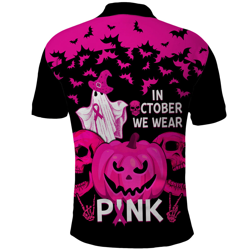 in-october-we-wear-pink-breast-cancer-polo-shirt-halloween-skull-with-pumkin-black-version