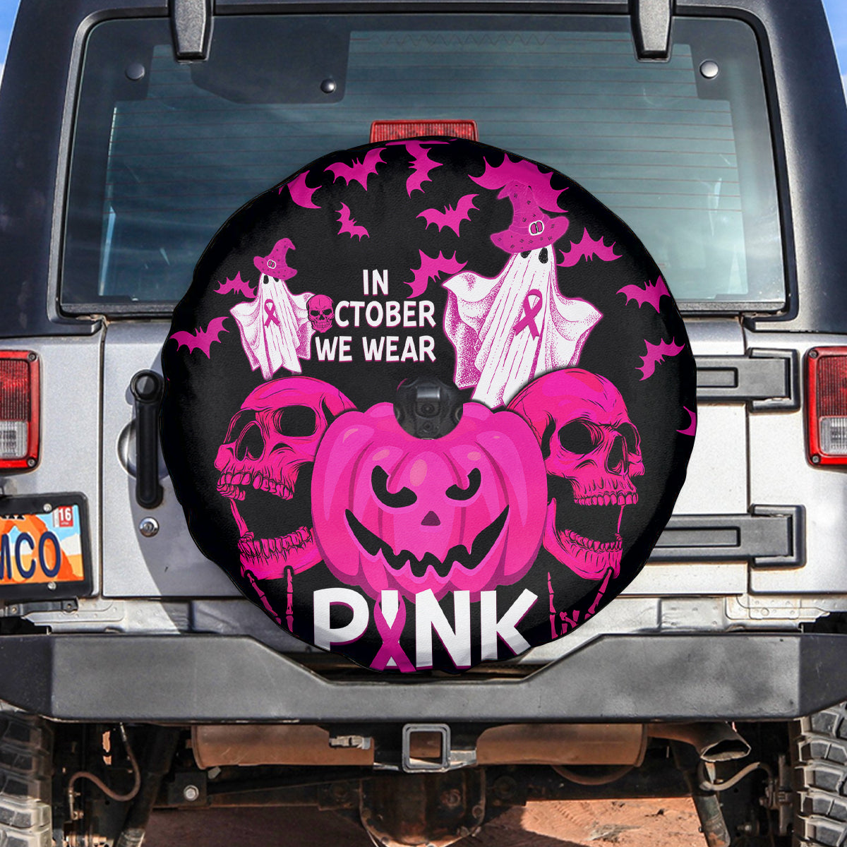 in-october-we-wear-pink-breast-cancer-spare-tire-cover-halloween-skull-with-pumkin-black-version