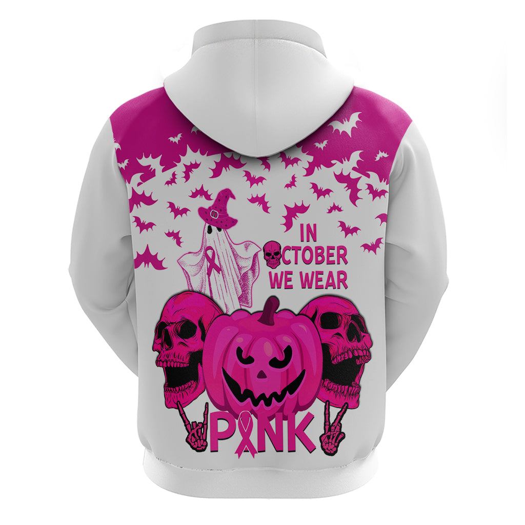 in-october-we-wear-pink-breast-cancer-hoodie-halloween-skull-with-pumkin-white-version