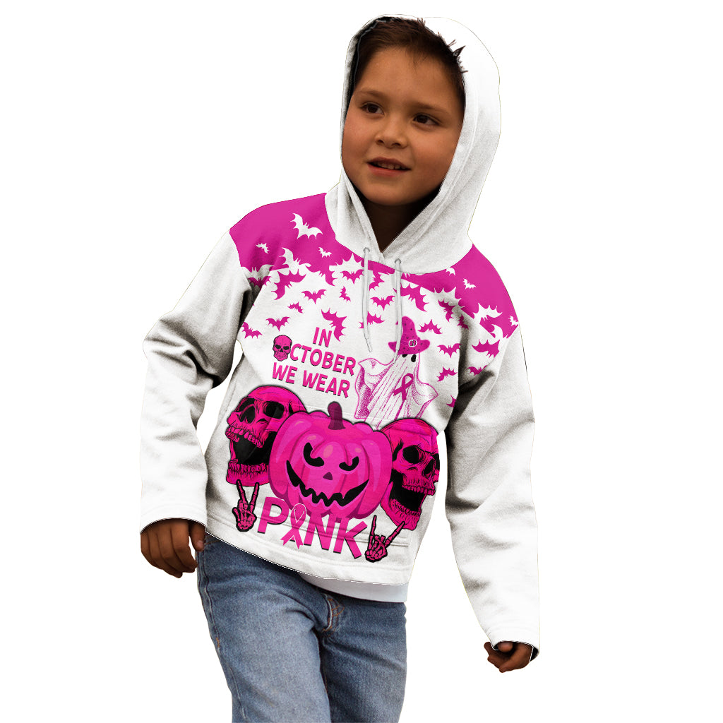 in-october-we-wear-pink-breast-cancer-kid-hoodie-halloween-skull-with-pumkin-white-version