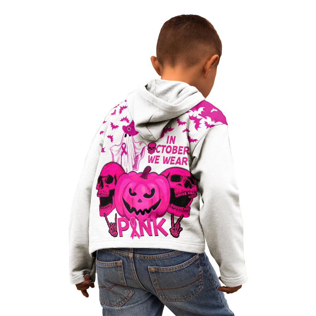 in-october-we-wear-pink-breast-cancer-kid-hoodie-halloween-skull-with-pumkin-white-version