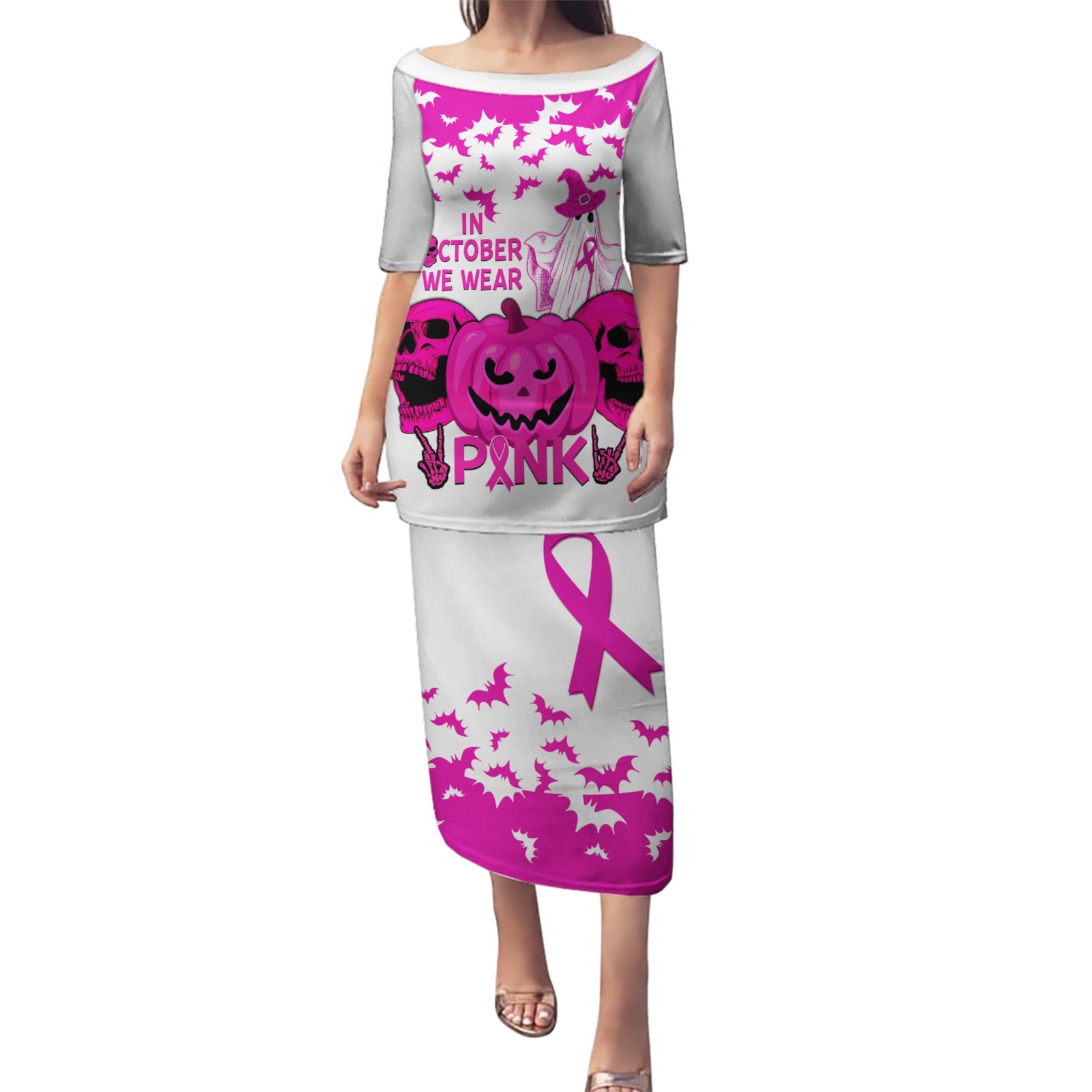 in-october-we-wear-pink-breast-cancer-puletasi-halloween-skull-with-pumkin-white-version