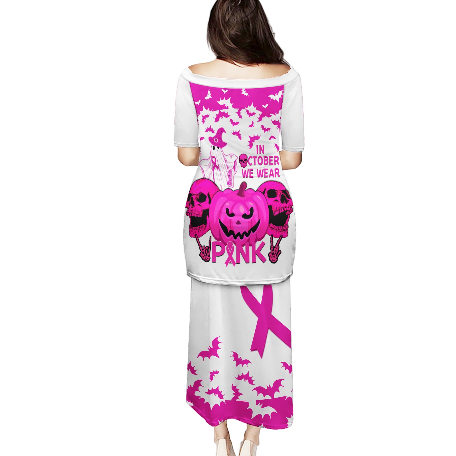 in-october-we-wear-pink-breast-cancer-puletasi-halloween-skull-with-pumkin-white-version