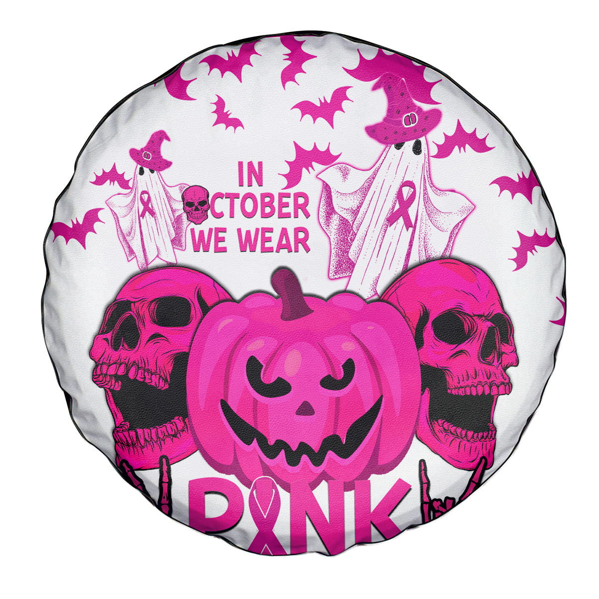 in-october-we-wear-pink-breast-cancer-spare-tire-cover-halloween-skull-with-pumkin-white-version