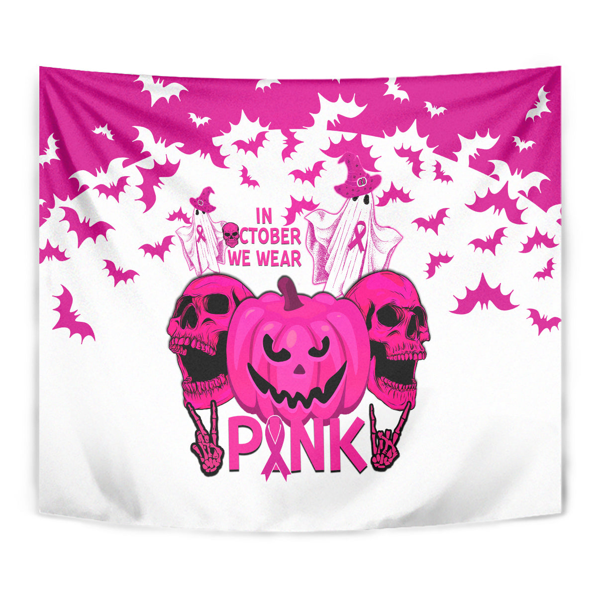 in-october-we-wear-pink-breast-cancer-tapestry-halloween-skull-with-pumkin-white-version