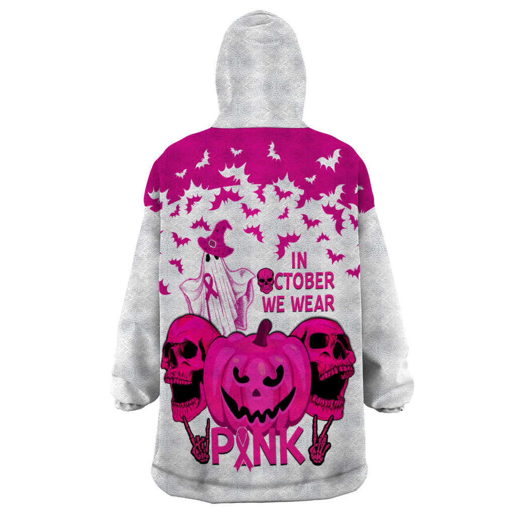 in-october-we-wear-pink-breast-cancer-wearable-blanket-hoodie-halloween-skull-with-pumkin-white-version