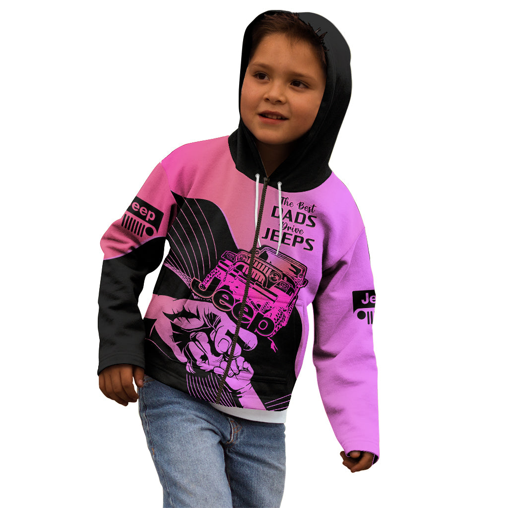 pink-jeep-dad-kid-hoodie-happy-fathers-day-best-dads-drive-jeeps