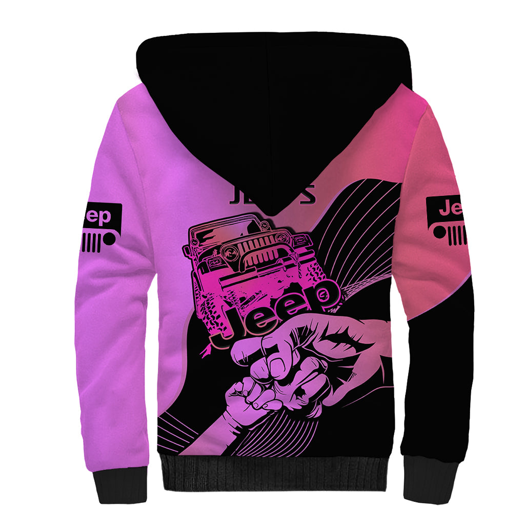 pink-jeep-dad-sherpa-hoodie-happy-fathers-day-best-dads-drive-jeeps