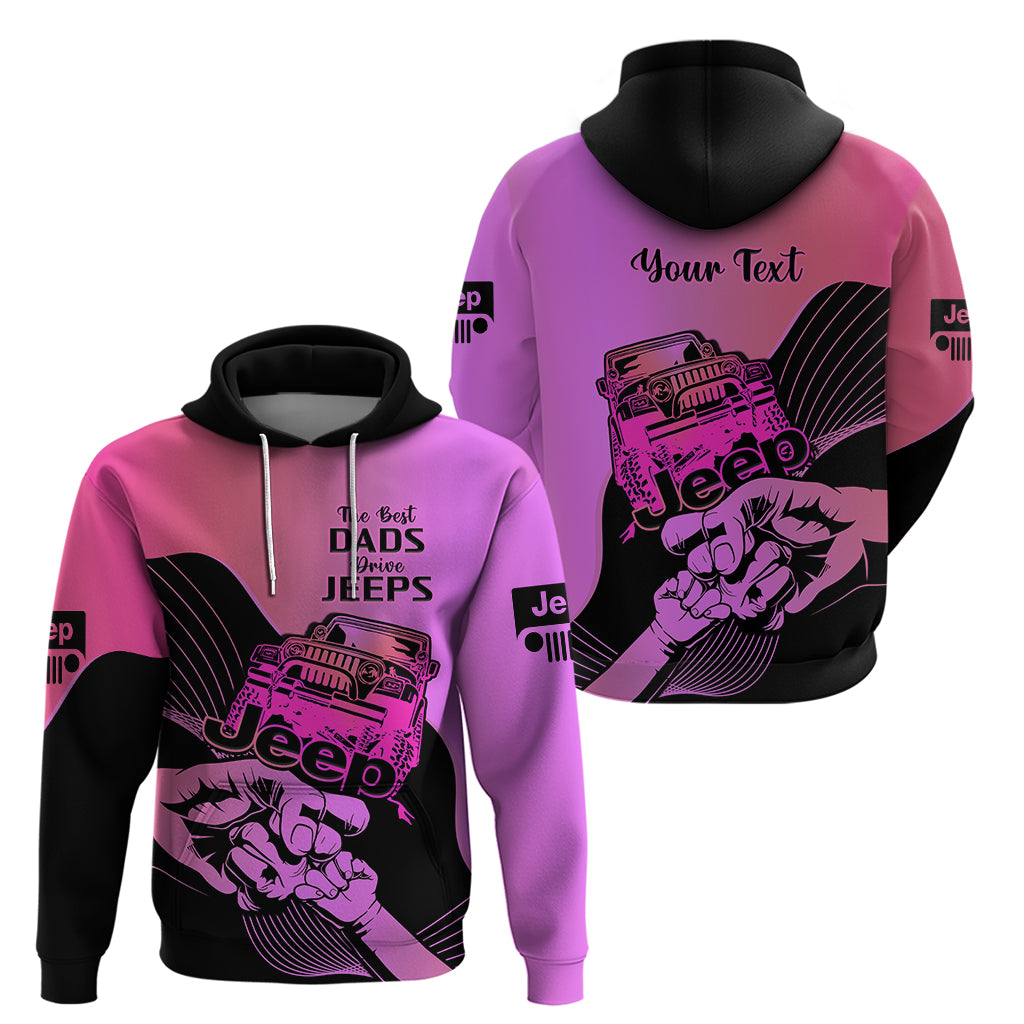 personalised-pink-jeep-dad-hoodie-happy-fathers-day-best-dads-drive-jeeps