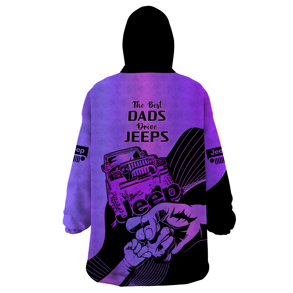 purple-jeep-dad-wearable-blanket-hoodie-happy-fathers-day-best-dads-drive-jeeps