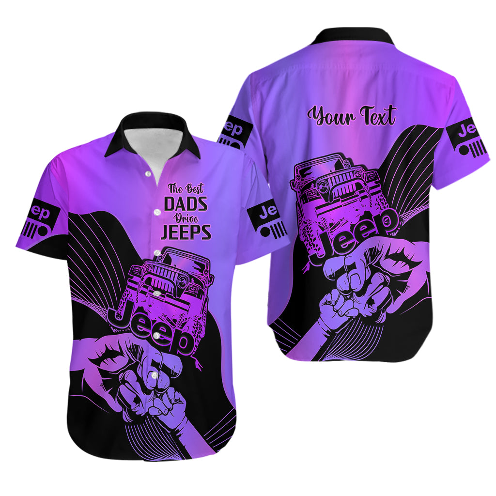 personalised-purple-jeep-dad-hawaiian-shirt-happy-fathers-day-best-dads-drive-jeeps