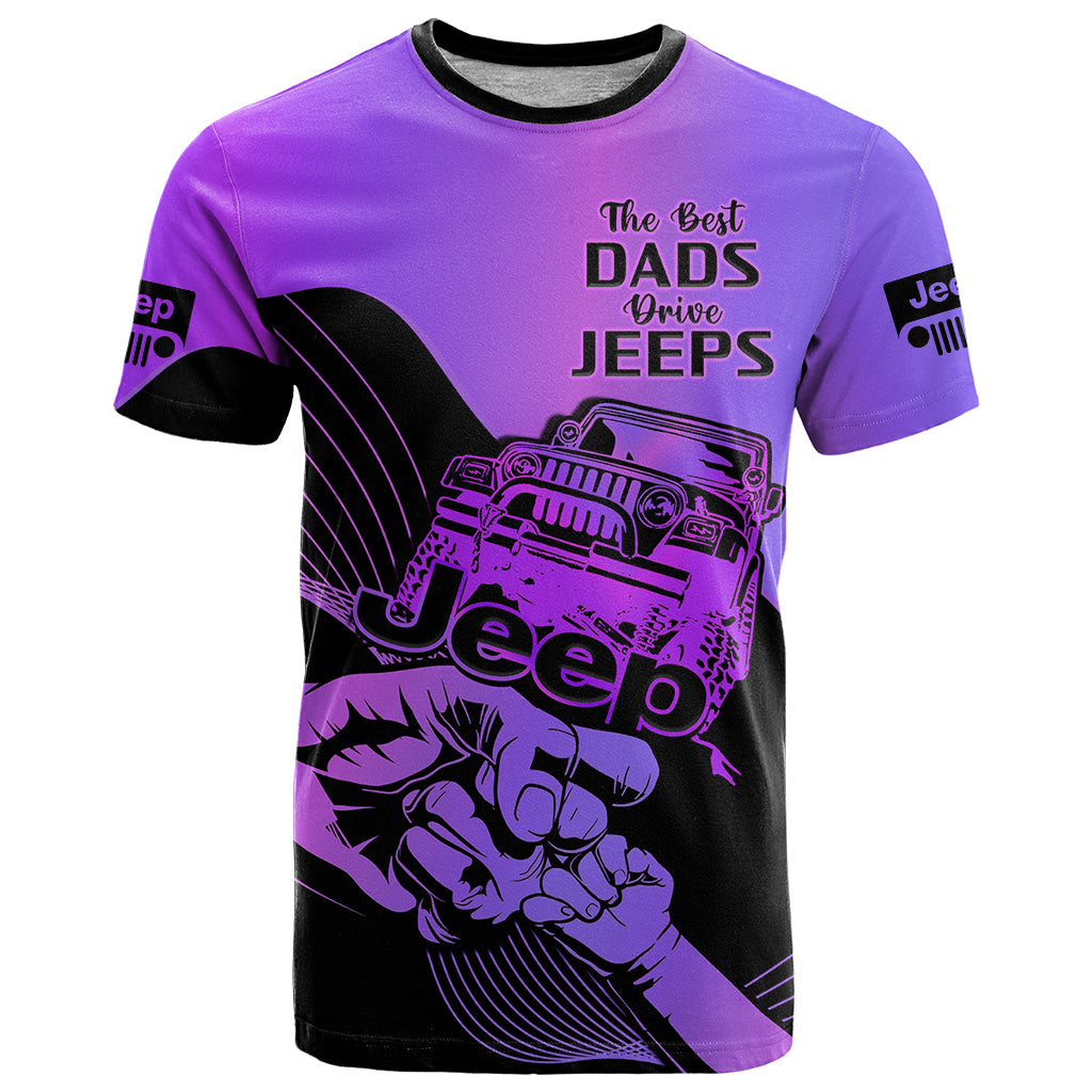 personalised-purple-jeep-dad-t-shirt-happy-fathers-day-best-dads-drive-jeeps