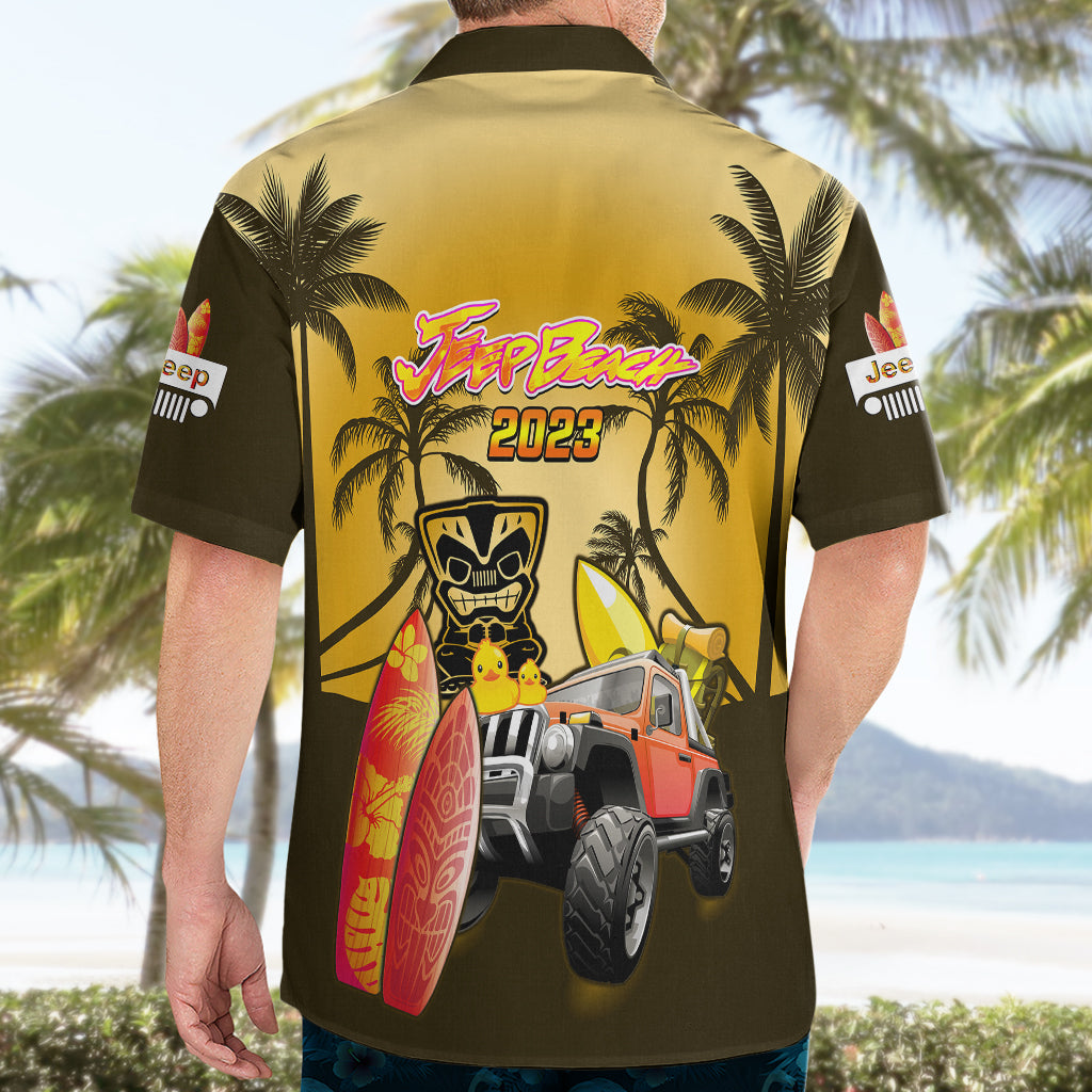 gold-jeep-beach-2023-hawaiian-shirt-happy-20th-anniversary