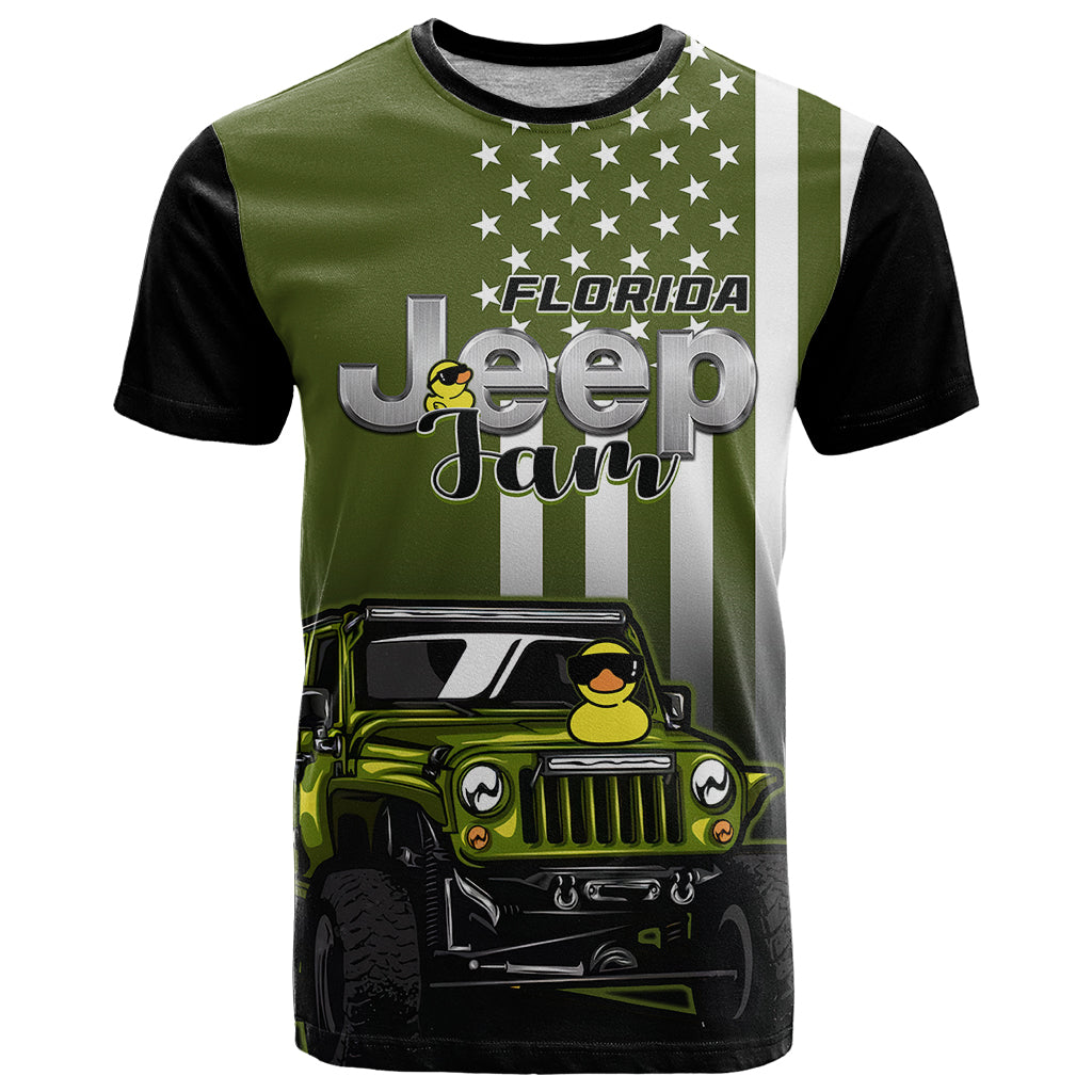 florida-jeep-jam-2023-with-duck-t-shirt-green-verison