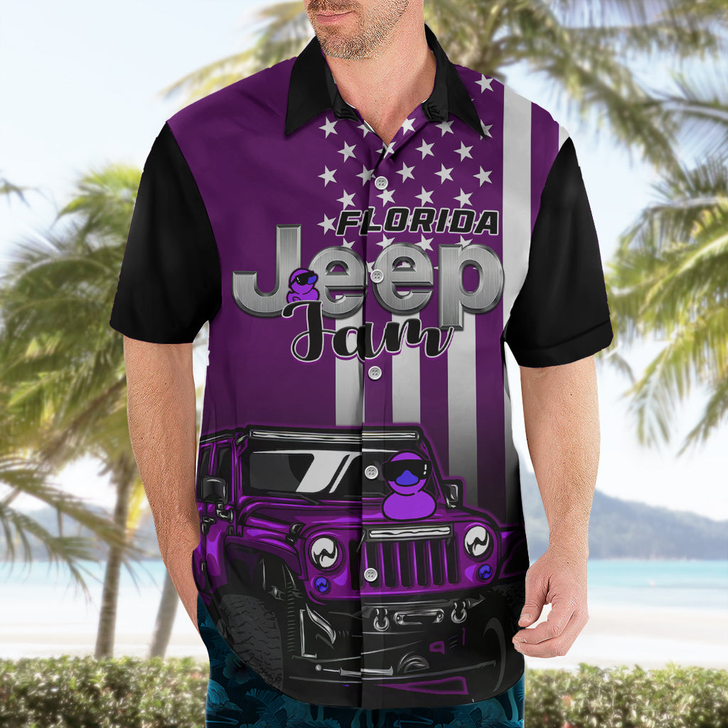 florida-jeep-jam-2023-with-duck-hawaiian-shirt-purple-verison