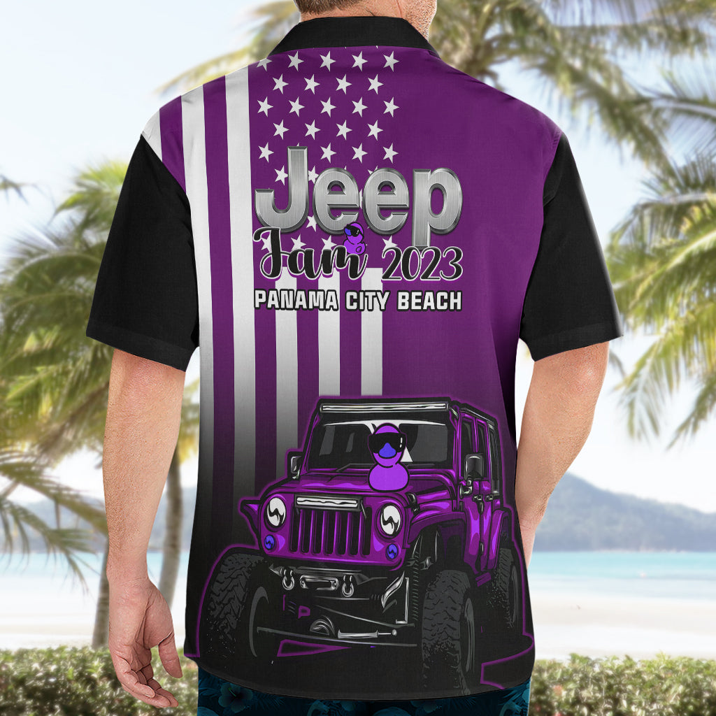 florida-jeep-jam-2023-with-duck-hawaiian-shirt-purple-verison