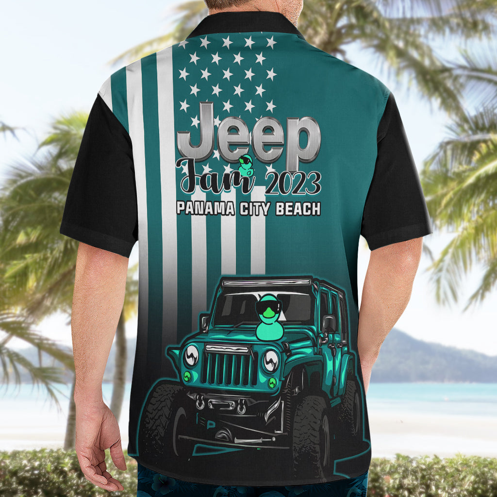 florida-jeep-jam-2023-with-duck-hawaiian-shirt-turquoise-verison