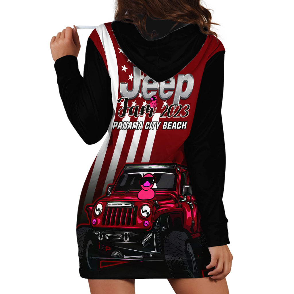 florida-jeep-jam-2023-with-duck-hoodie-dress-red-verison