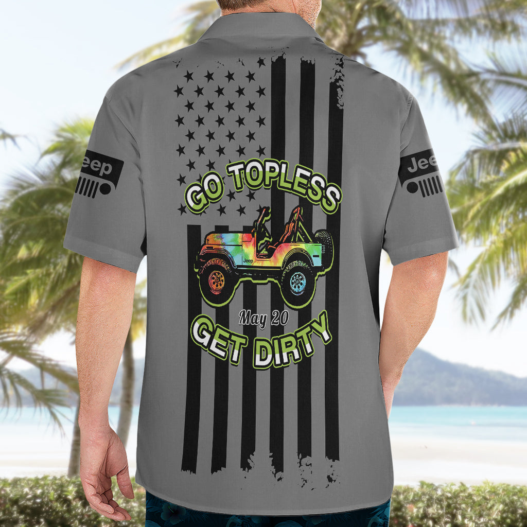 jeep-go-topless-day-2023-get-dirty-hawaiian-shirt-grey-version