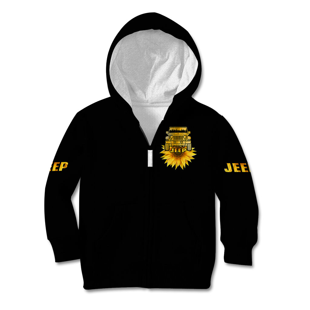 jeep-sunflower-kid-hoodie-happiness-is-being-a-jeep-girl-black