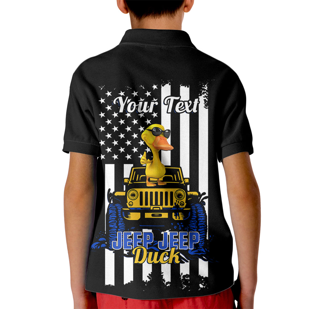 personalised-jeep-jeep-duck-kid-polo-shirt-special-version