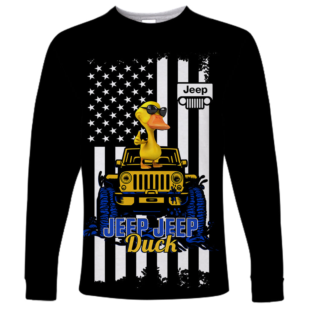 personalised-jeep-jeep-duck-long-sleeve-shirt-special-version