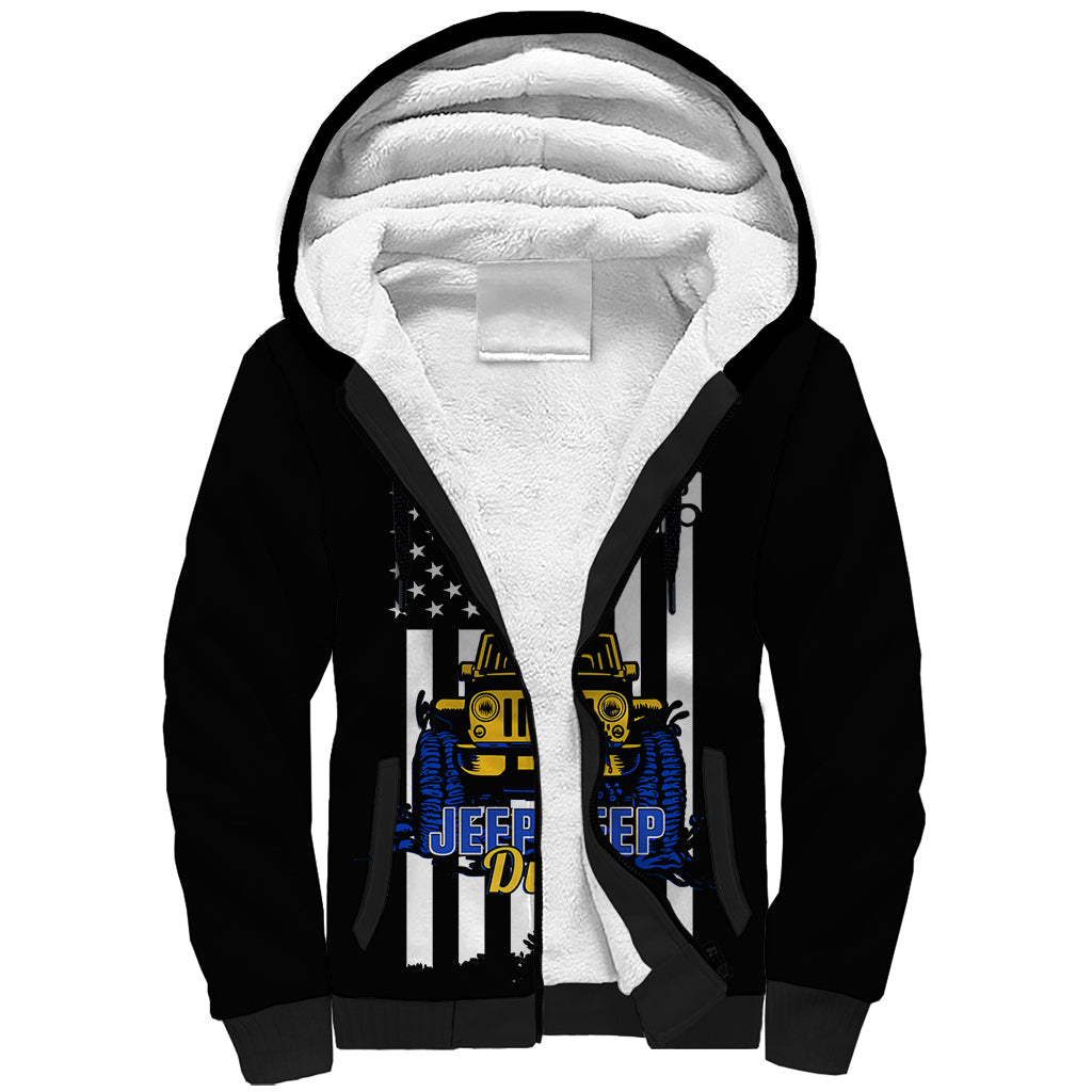 personalised-jeep-jeep-duck-sherpa-hoodie-special-version