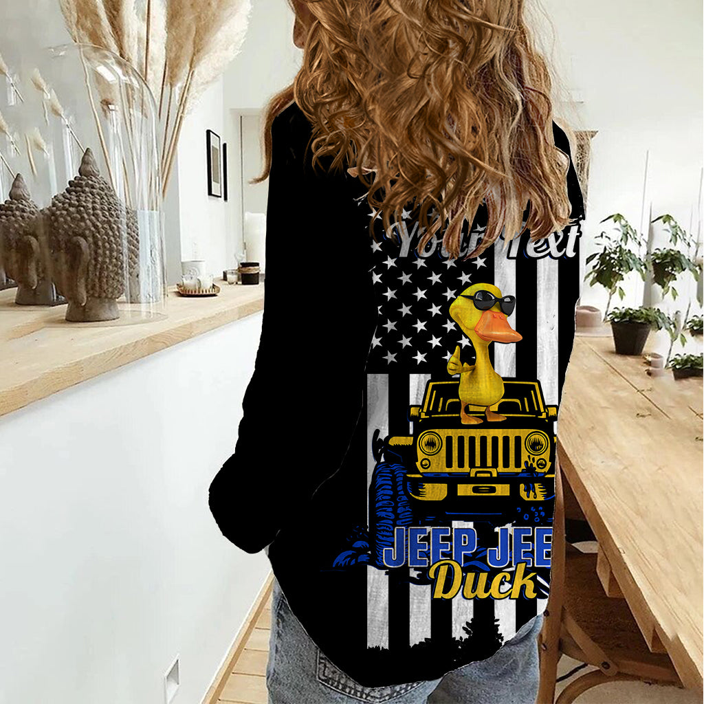 personalised-jeep-jeep-duck-women-casual-shirt-special-version