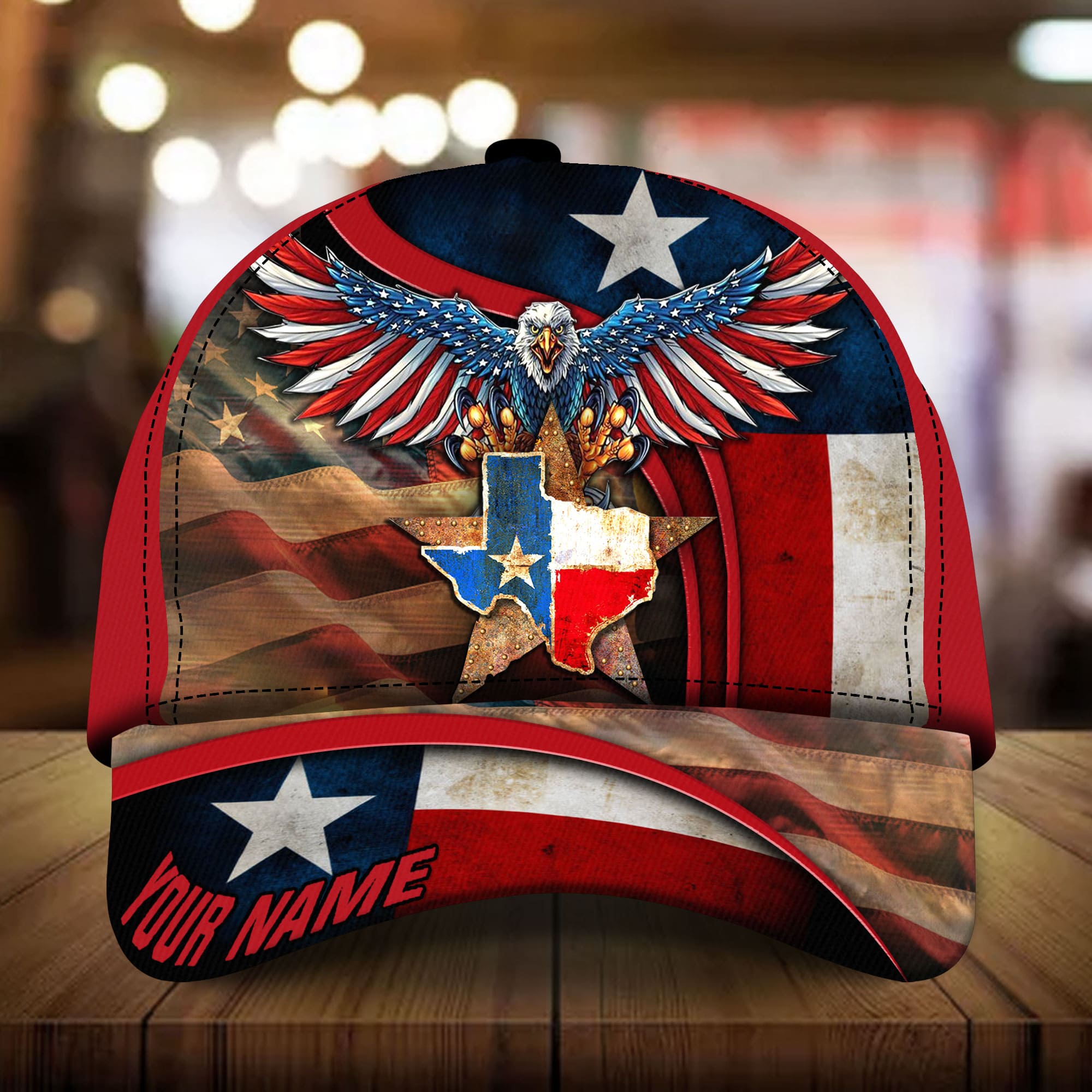 Premium Unique Eagle Texas Pride, Patriot Hat 3D Multicolor Personalized