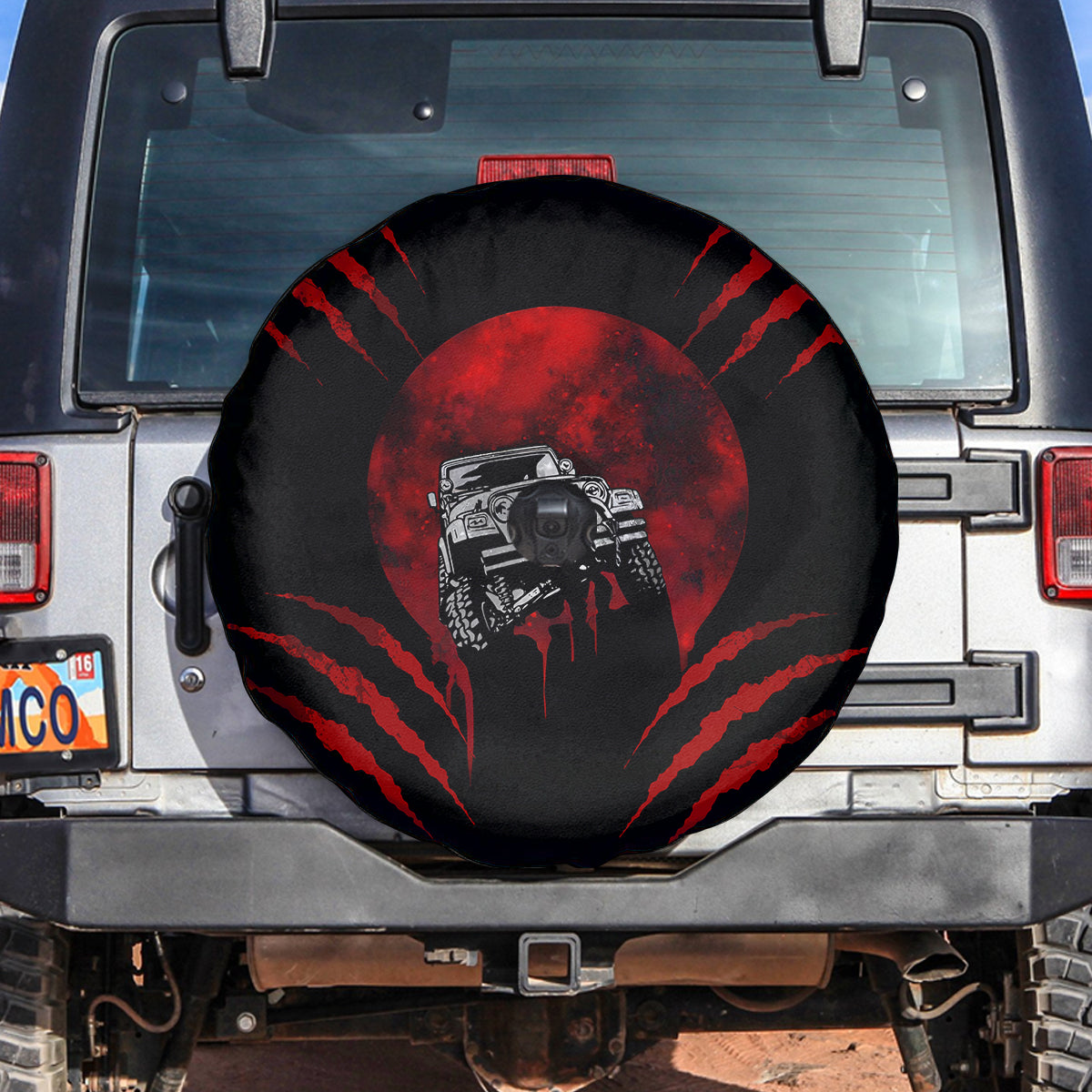 Jeep Blood Moon Spare Tire Cover