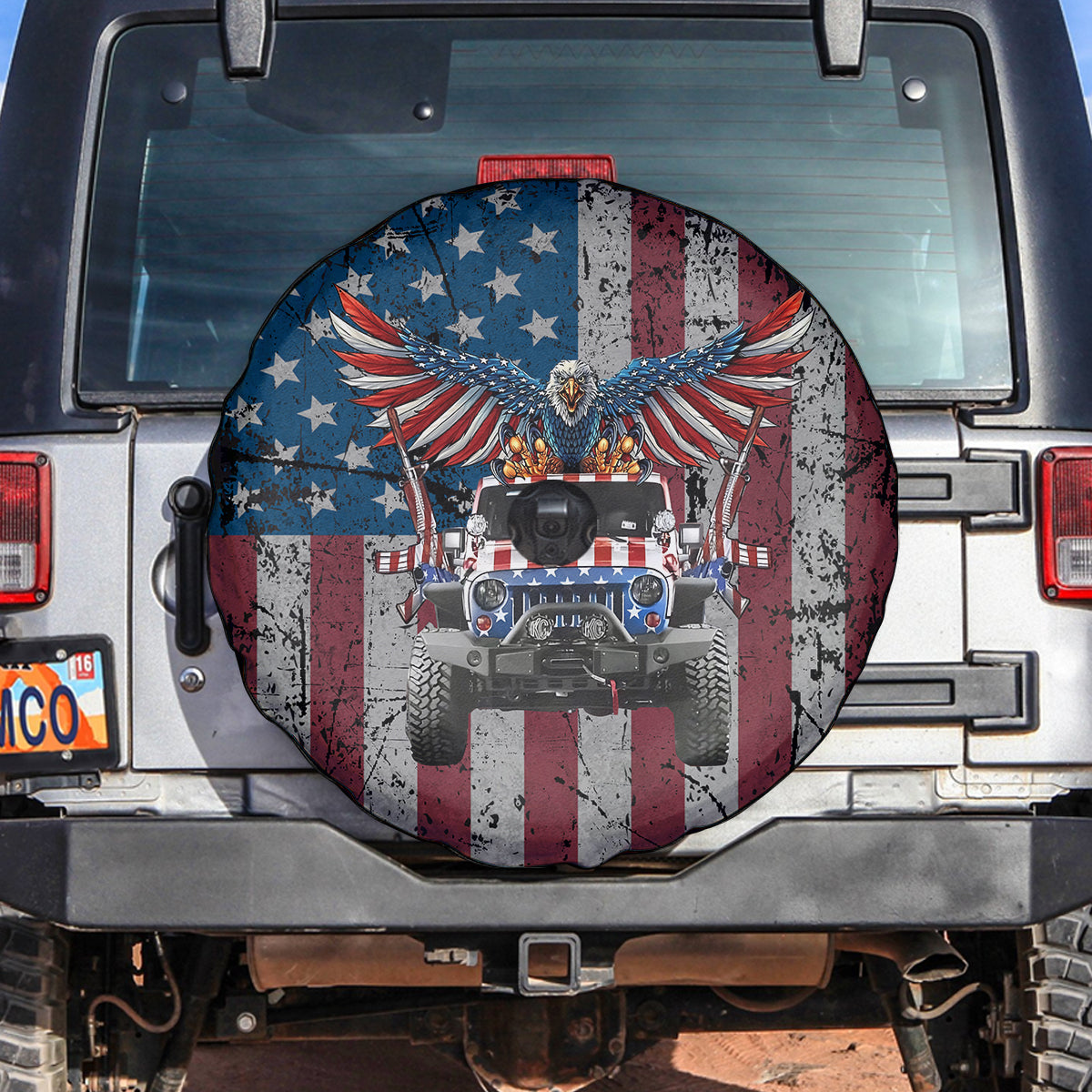 I Am An American Jeep Automotive Spare Tire Cover