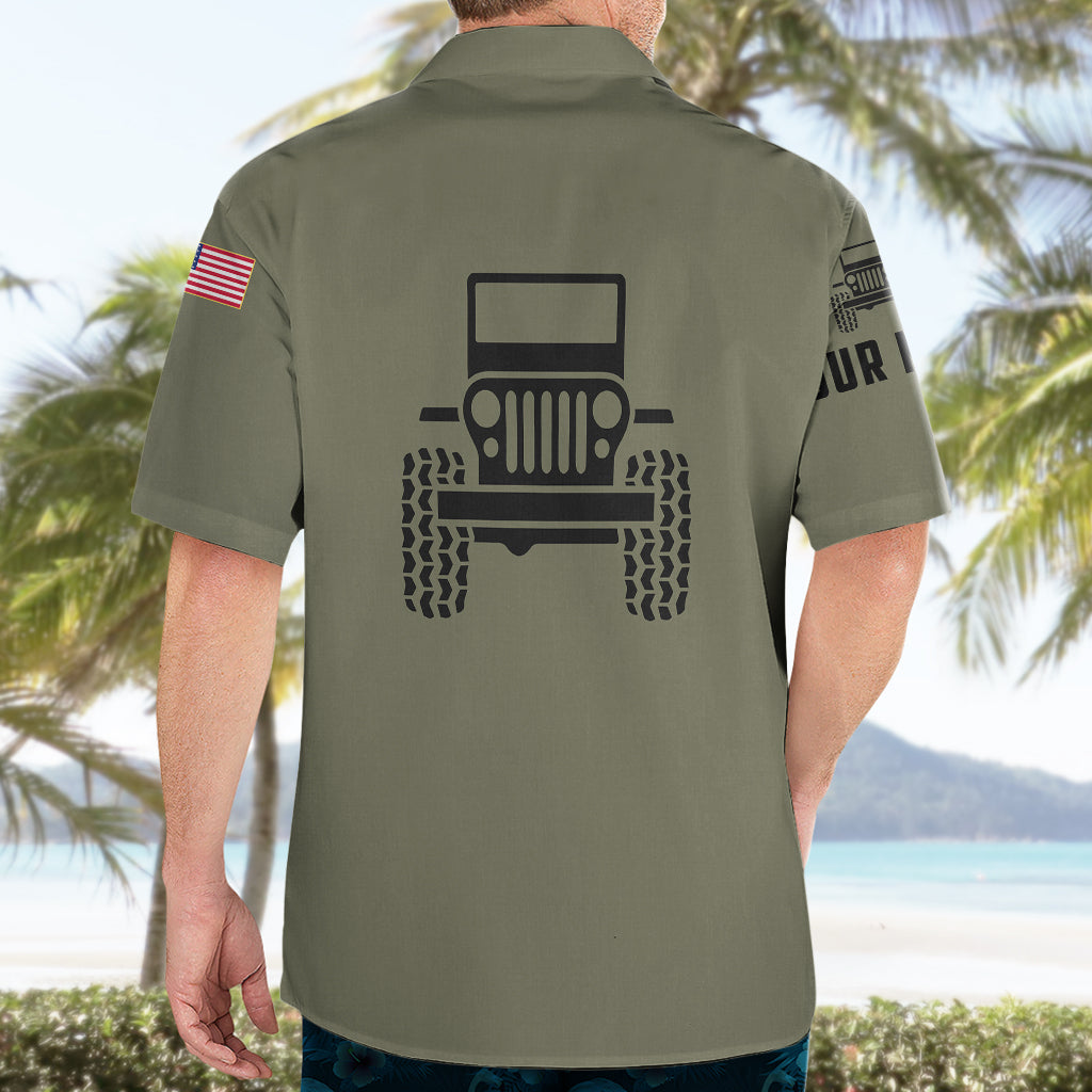 personalized-custom-name-simple-jeep-hawaiian-shirt-olive-military