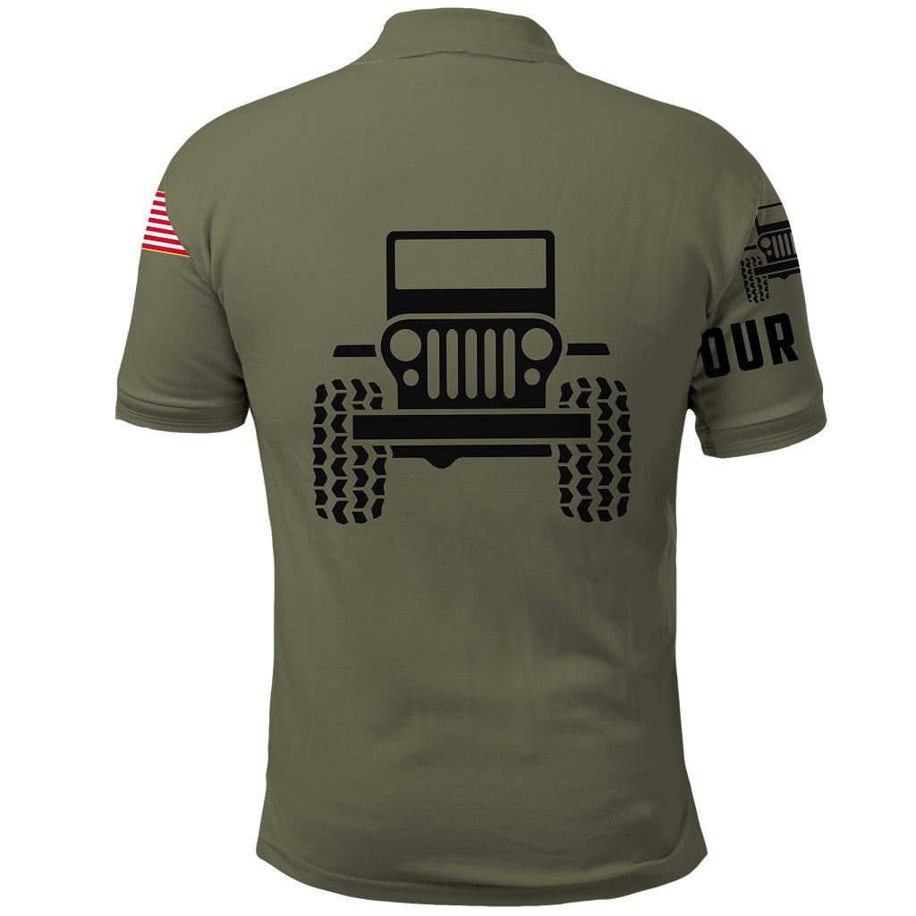 personalized-custom-name-simple-jeep-polo-shirt-olive-military