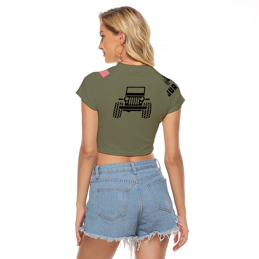 personalized-custom-name-simple-jeep-raglan-cropped-t-shirt-olive-military