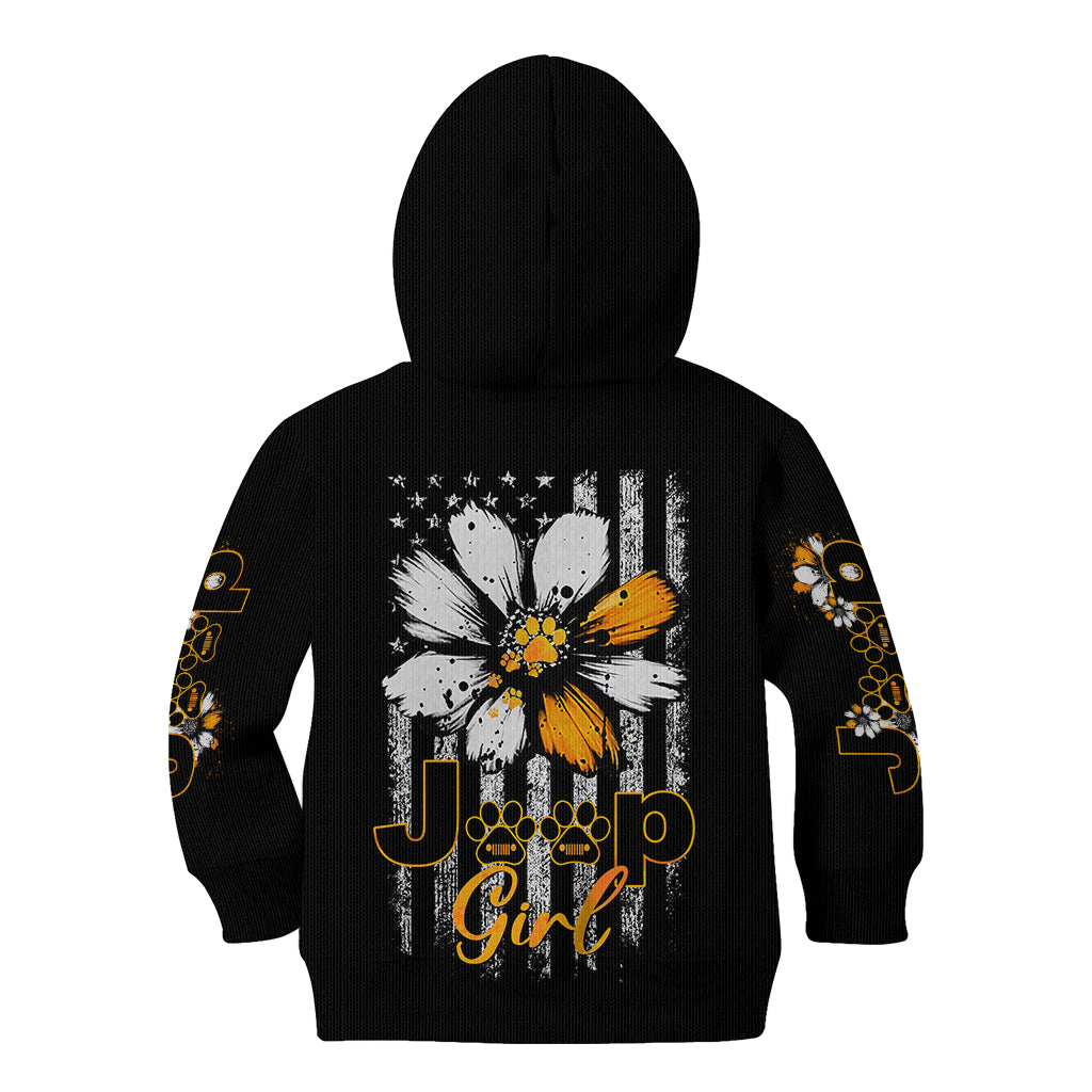 jeep-girl-dog-paw-daisy-kid-hoodie