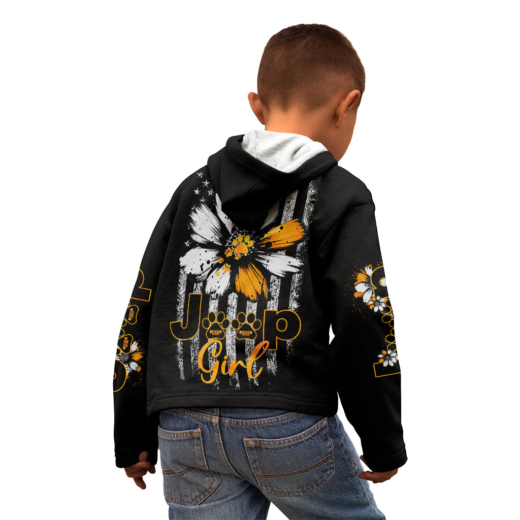 jeep-girl-dog-paw-daisy-kid-hoodie