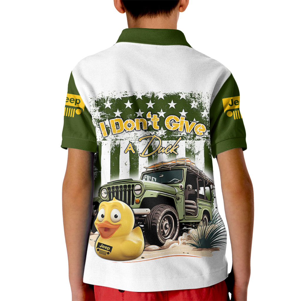 duck-duck-jeep-kid-polo-shirt-i-dont-give-a-duck-mix-green-american-flag