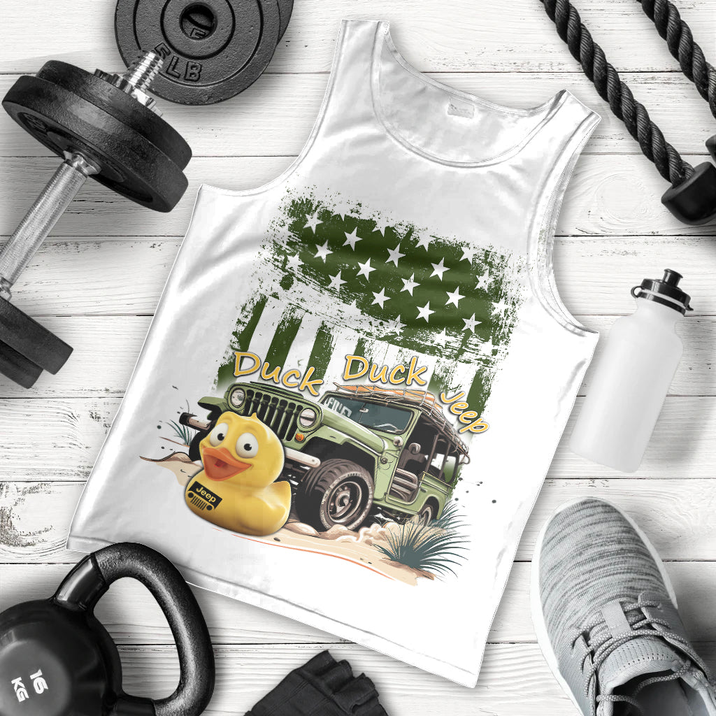 duck-duck-jeep-men-tank-top-i-dont-give-a-duck-mix-green-american-flag